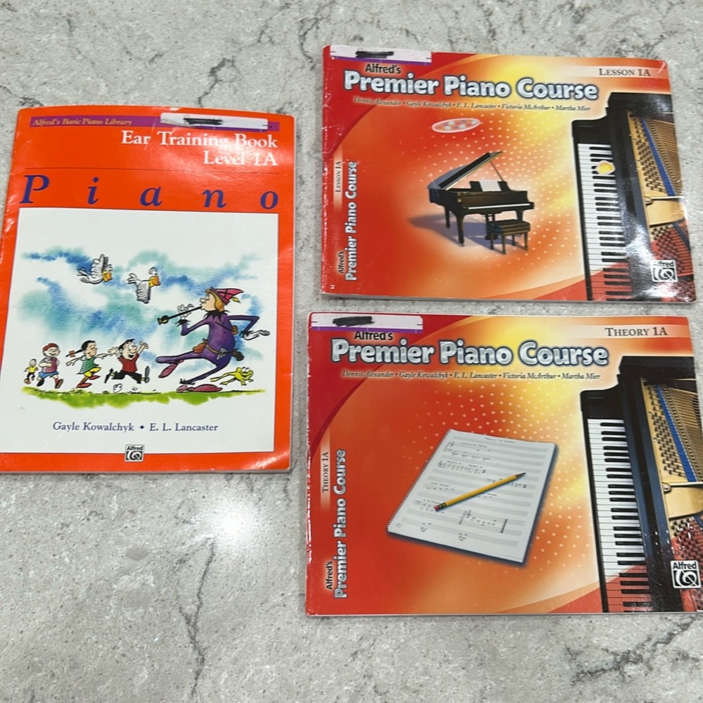 3 Piano Books